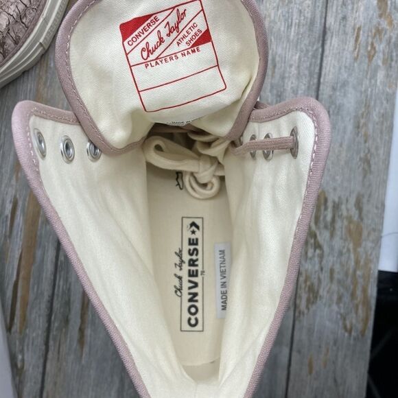 Chuck 70 De Luxe Heel Satin Hightop Boots Shoes Sneakers Size 12.5 - Picture 6 of 16